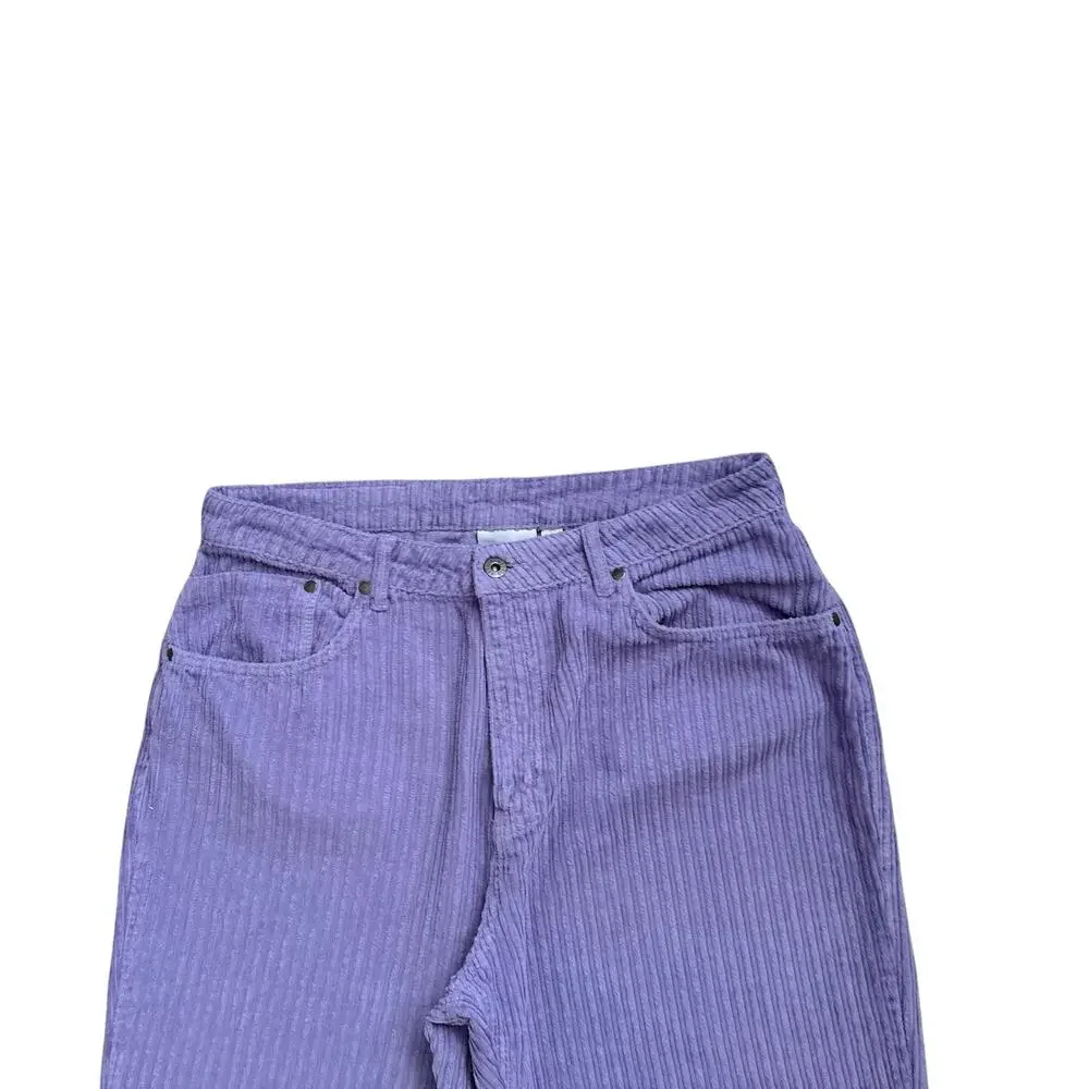 Ragged Jeans Mens 34 Purple Corduroy Pants Straight Leg Casual Cotton 29